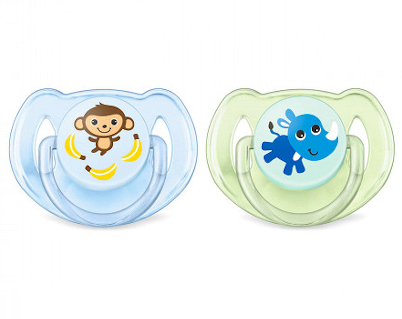 BabyDivo  8710103811114 PA16927 2 Pack Silicon Classic Soothers (6-18 Months)