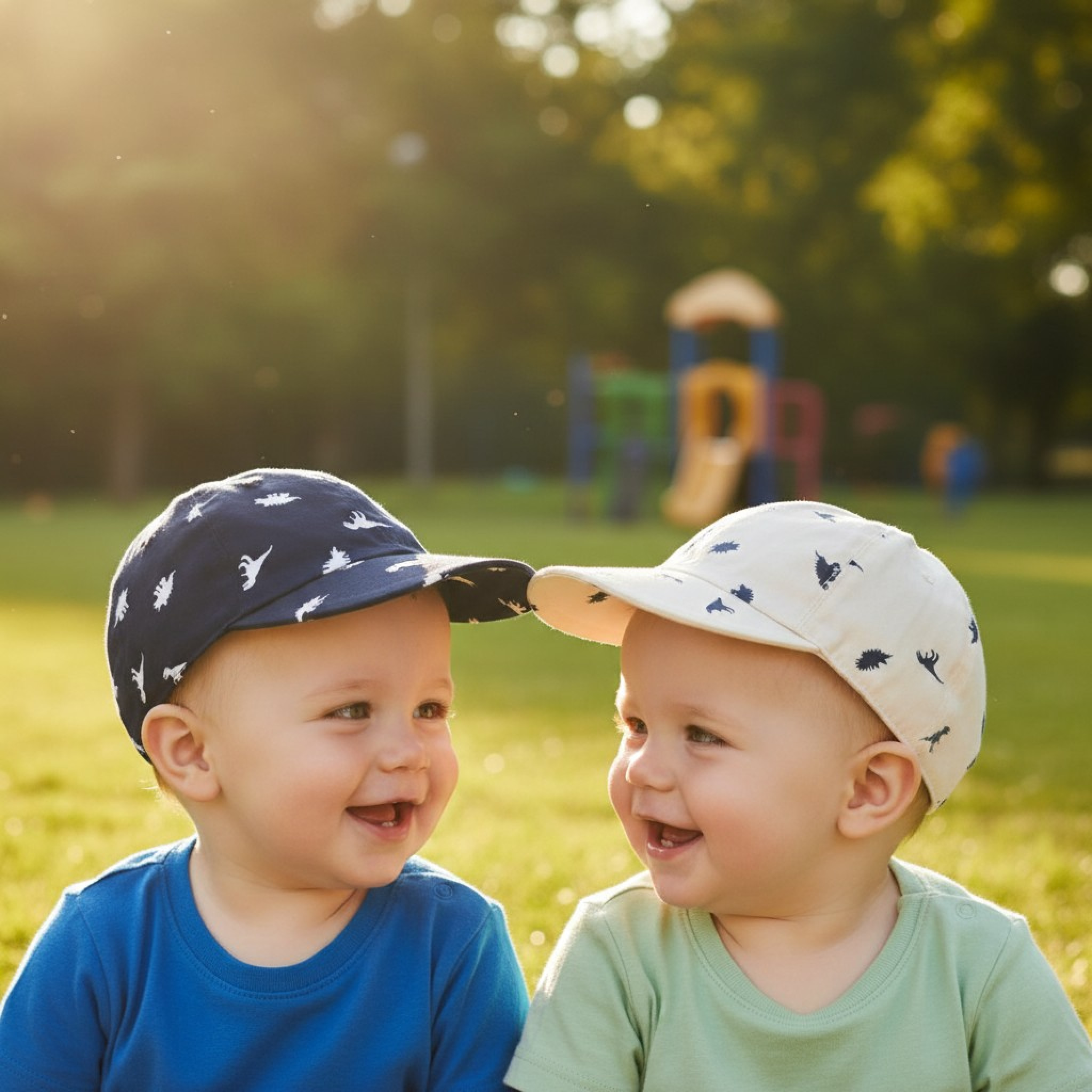 Pesci Baby  5055185857654 PB0358-2 Dinosaur Cap (6-18 months)