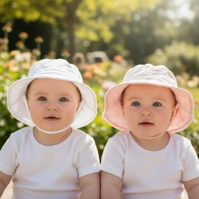 PB0378-PW Broderie Cloche Hat (0-6months)