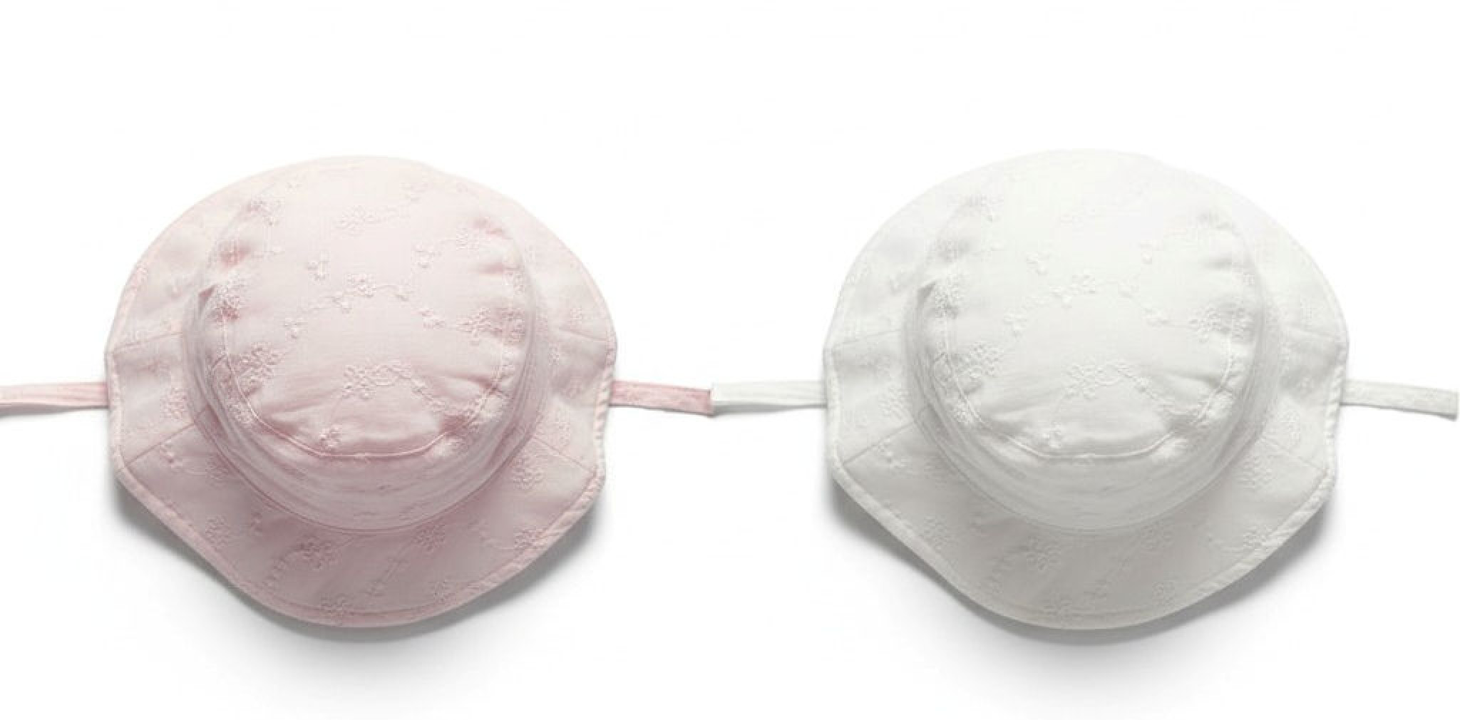 Pesci Baby KIDS/0378 * PB0378PW Broderie Cloche Hat (0-6months)