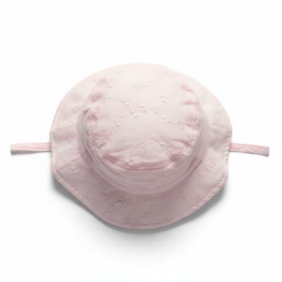 Pesci Baby KIDS/0378 * PB0378PW Broderie Cloche Hat (0-6months)