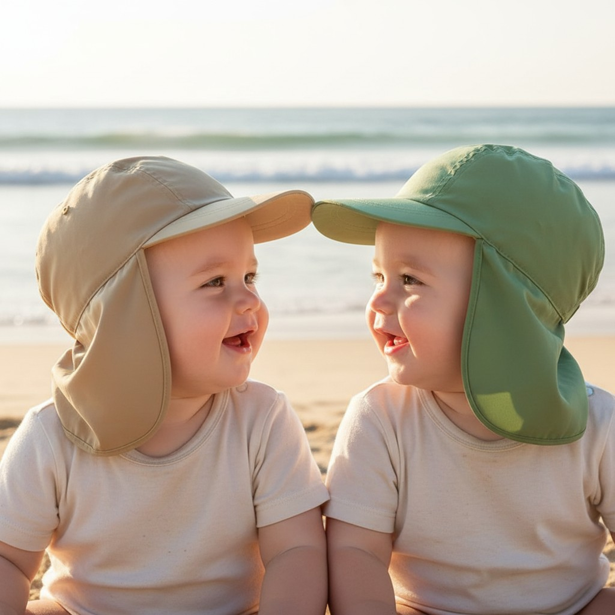 Pesci Kids KIDS/02395  PB0395-GS Peach Skin Legionnaire Cap (12-48 months)