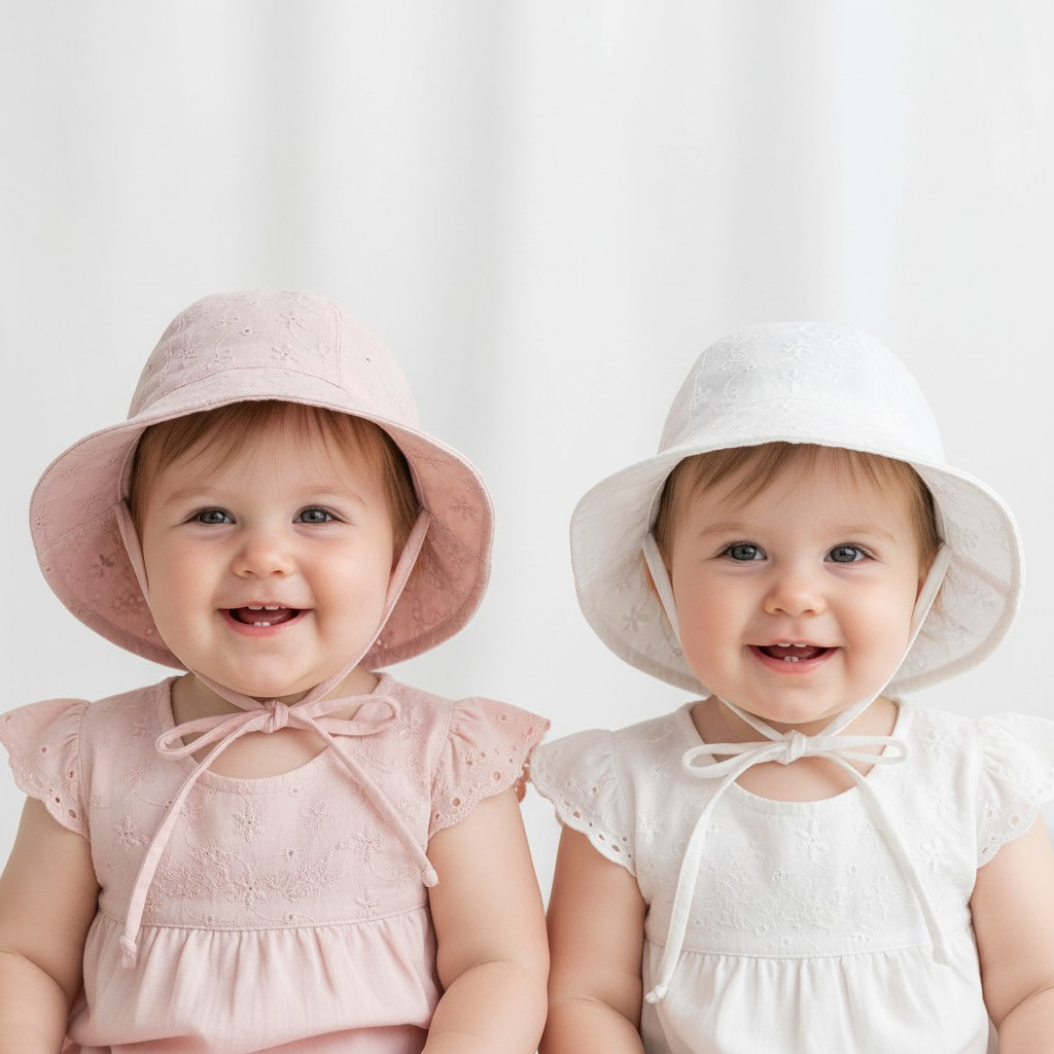 Pesci Baby KIDS/0396  PB0396 Broderie Anglaise Hat ( 6-18 months)