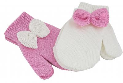 Pesci Baby  * PB6174-9 Bow Mittens (Baby)