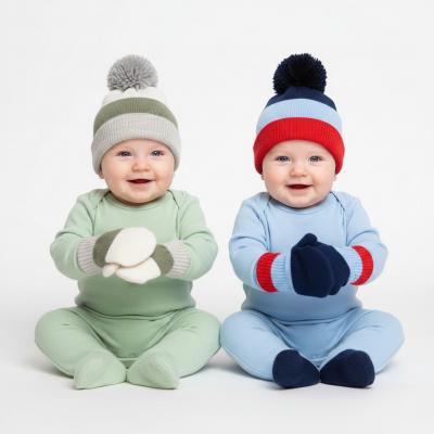 PB6234A  Hat and Mitten set  ( 0-6 months)