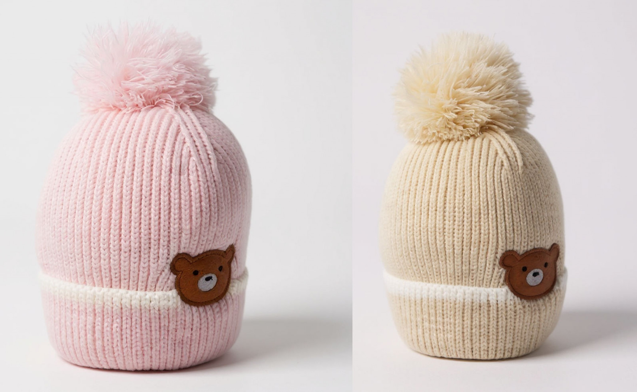 Pesci Baby KIDS 6253 * PB6253CP Pom Pom Teddy Hat(3-12 months)