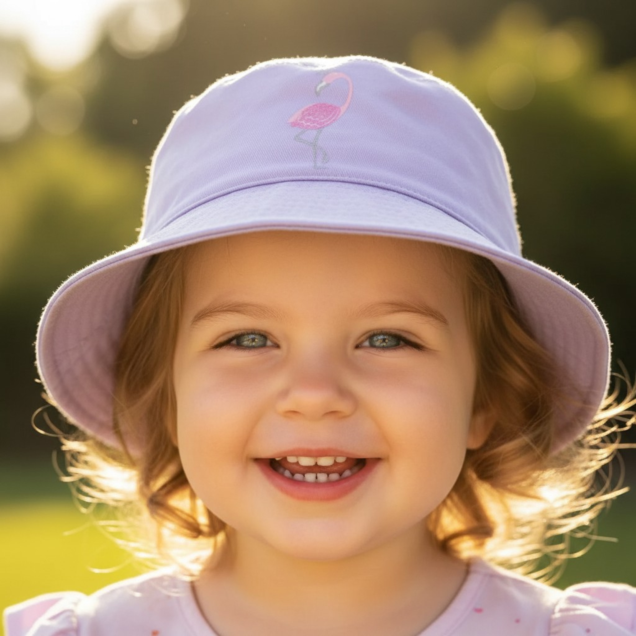 Pesci Kids KIDS/0391 * PK0391A Flamingo Bucket Hat (12-48 months)