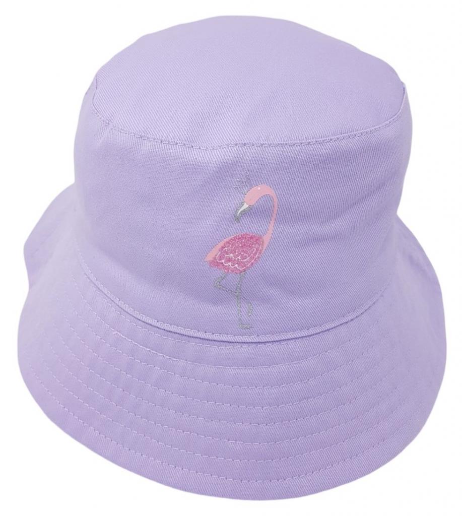 Pesci Baby KIDS/0391 * PB0391 Flamingo Bucket Hat with Chin Strap (12-48 months)