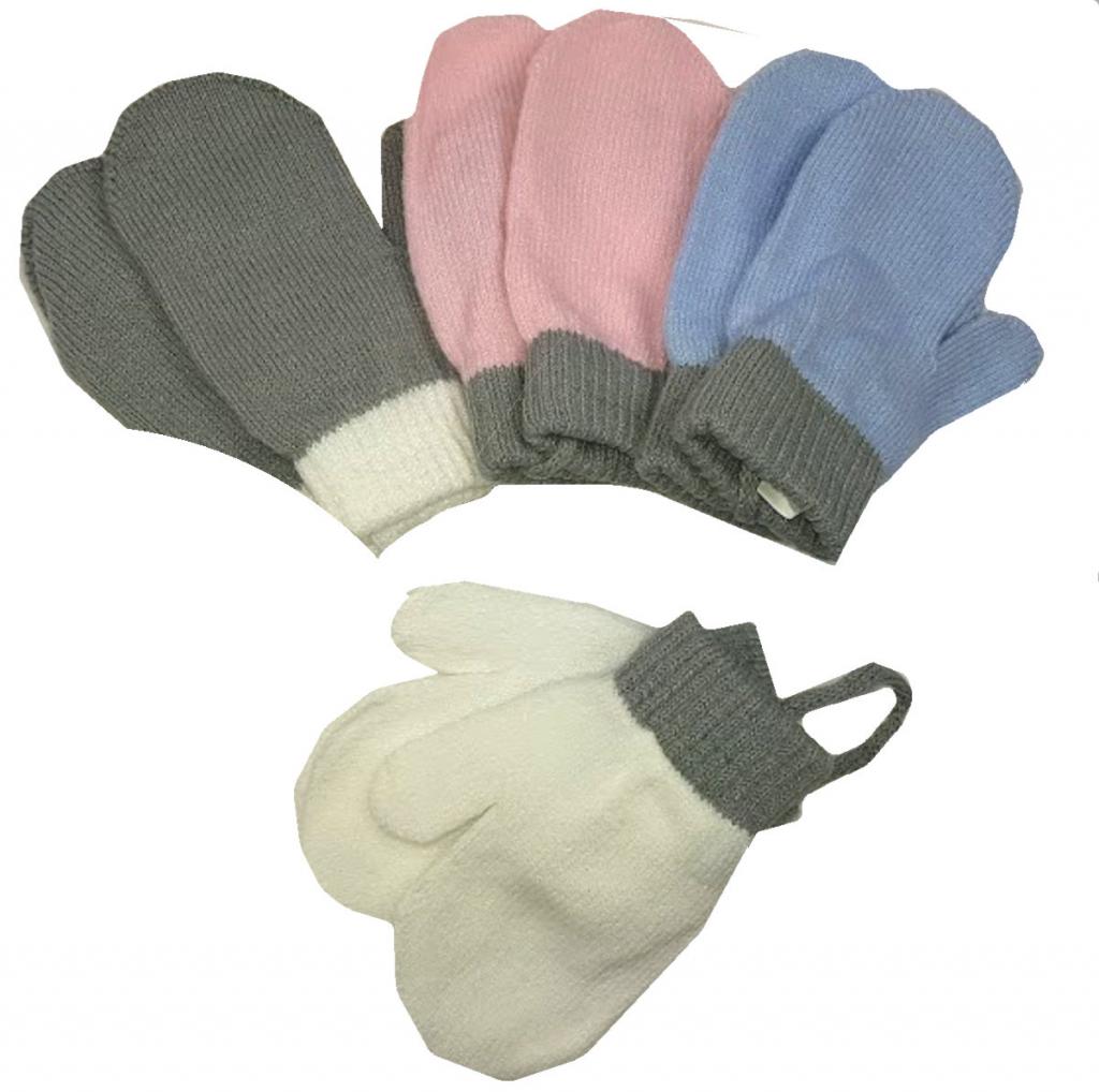 Pesci Baby  5055185825929 PB6199-9 Connected Pom Mitts (Infant)