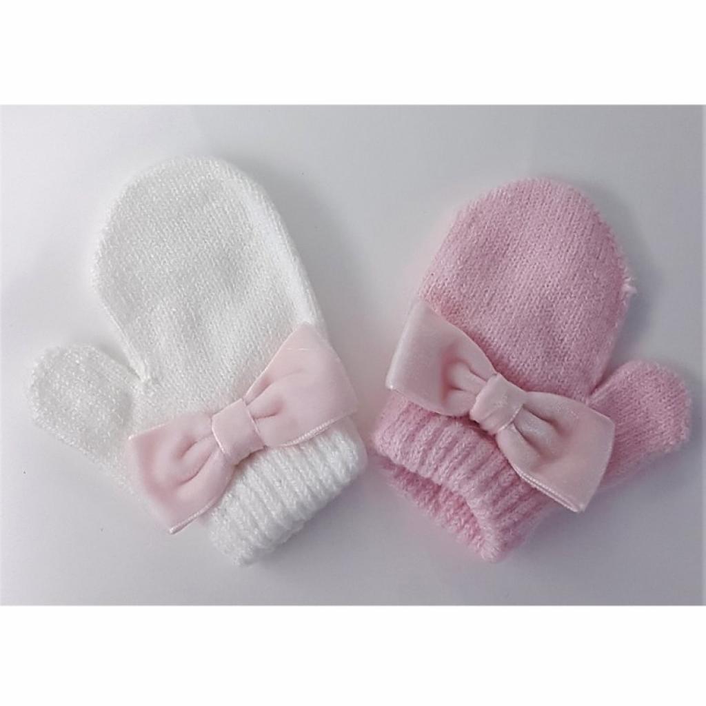 Pesci Baby   PB6222-9 Bow Mittens (Baby)