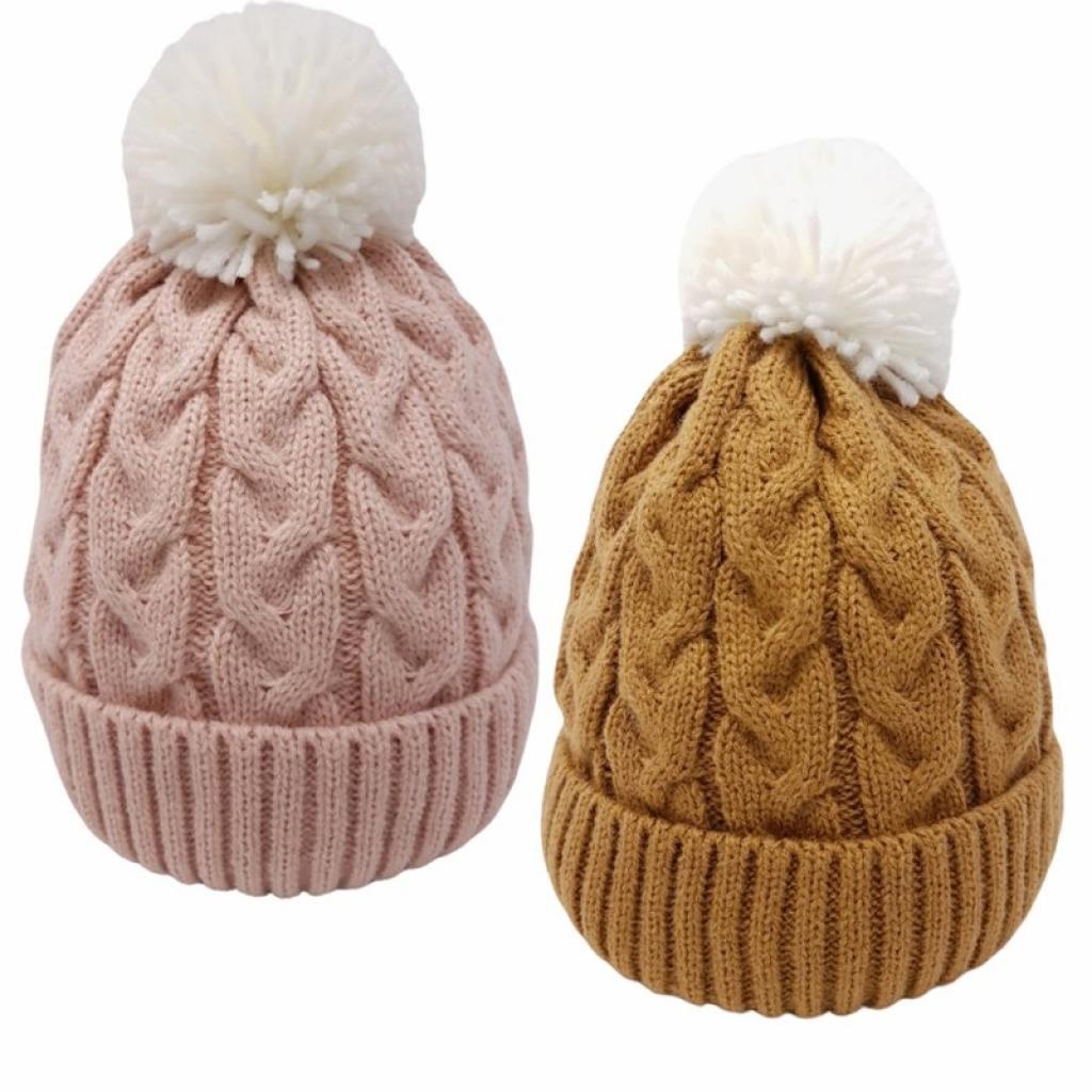 Pesci Kids KIDS/6232 * PK6232 Cable Pom Pom Hat(6-18months)