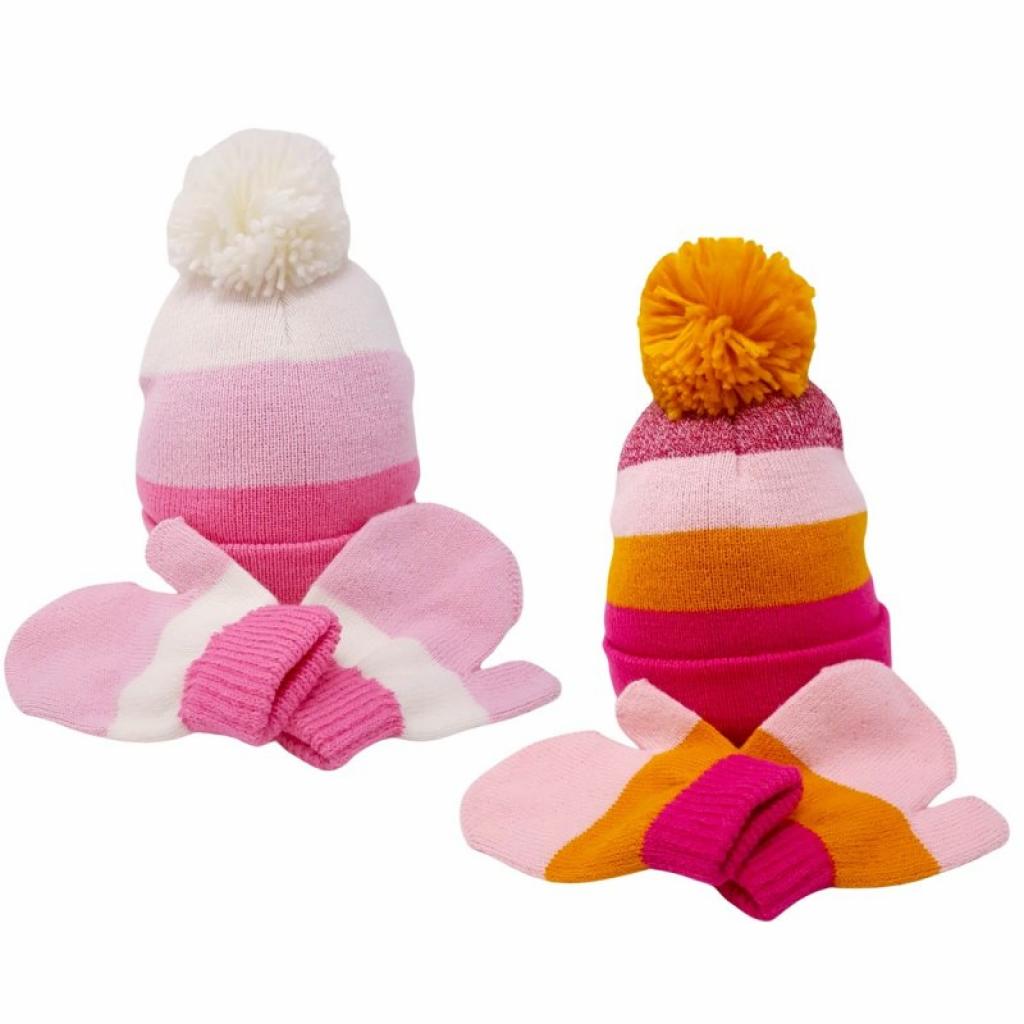 Pesci Kids KIDS/6233 * PK6233 Hat and Mitten set ( 0-6 months)