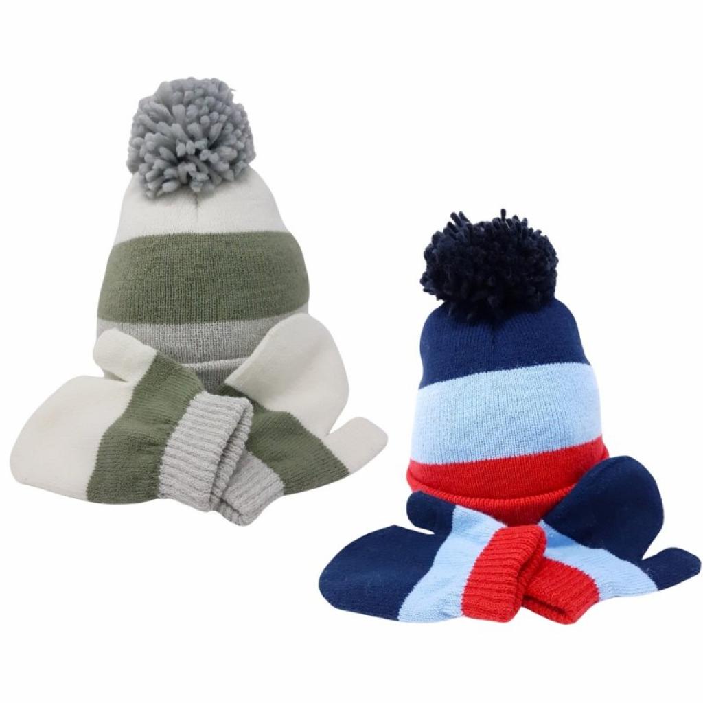 Pesci Kids KIDS/6234 * PK6234 Hat and Mitten set ( 0-6 months)