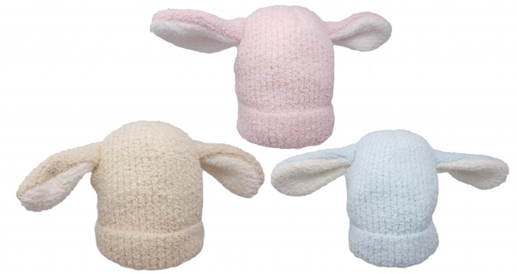 Pesci Kids KIDS6251  PK6251 Chenille  Hat  with ears(0-6 months)