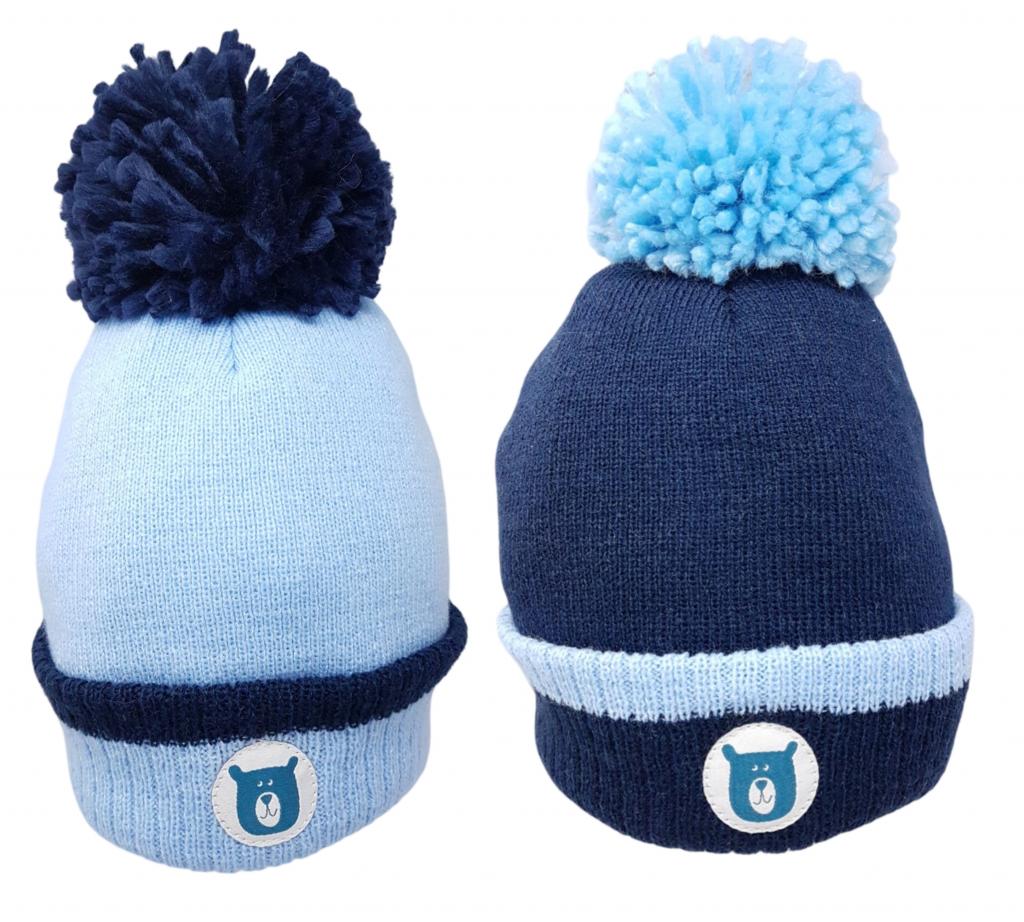 Pesci Baby KIDS/6260 * PB6260  Bear Pom Pom Hat(6-18months)