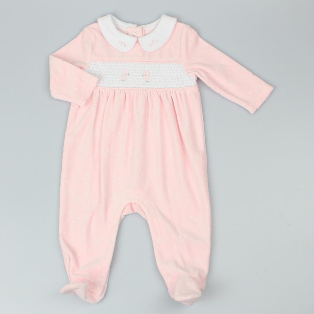 Pure & Soft  * PSG13005 Duckling Velour All In One (0-6 months)