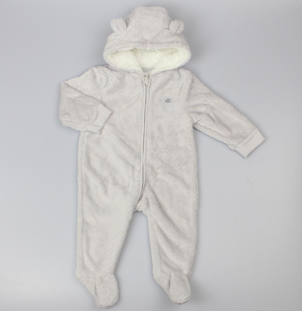Pure & Soft   PSG23053  Elephant fleecy pram Suit( 3-12 months)
