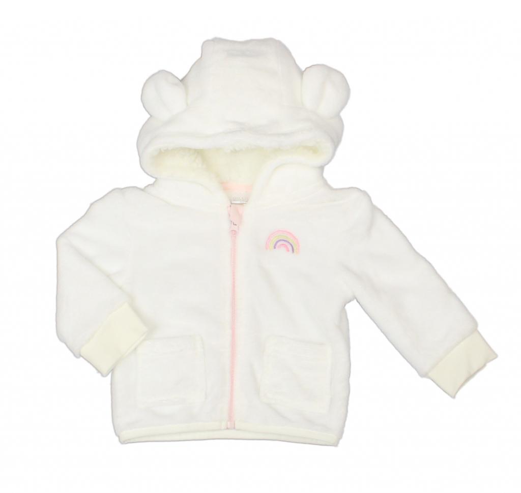 Pure & Soft  * PSG33061 Rainbow Fleecy jacket ( 6-24 months)