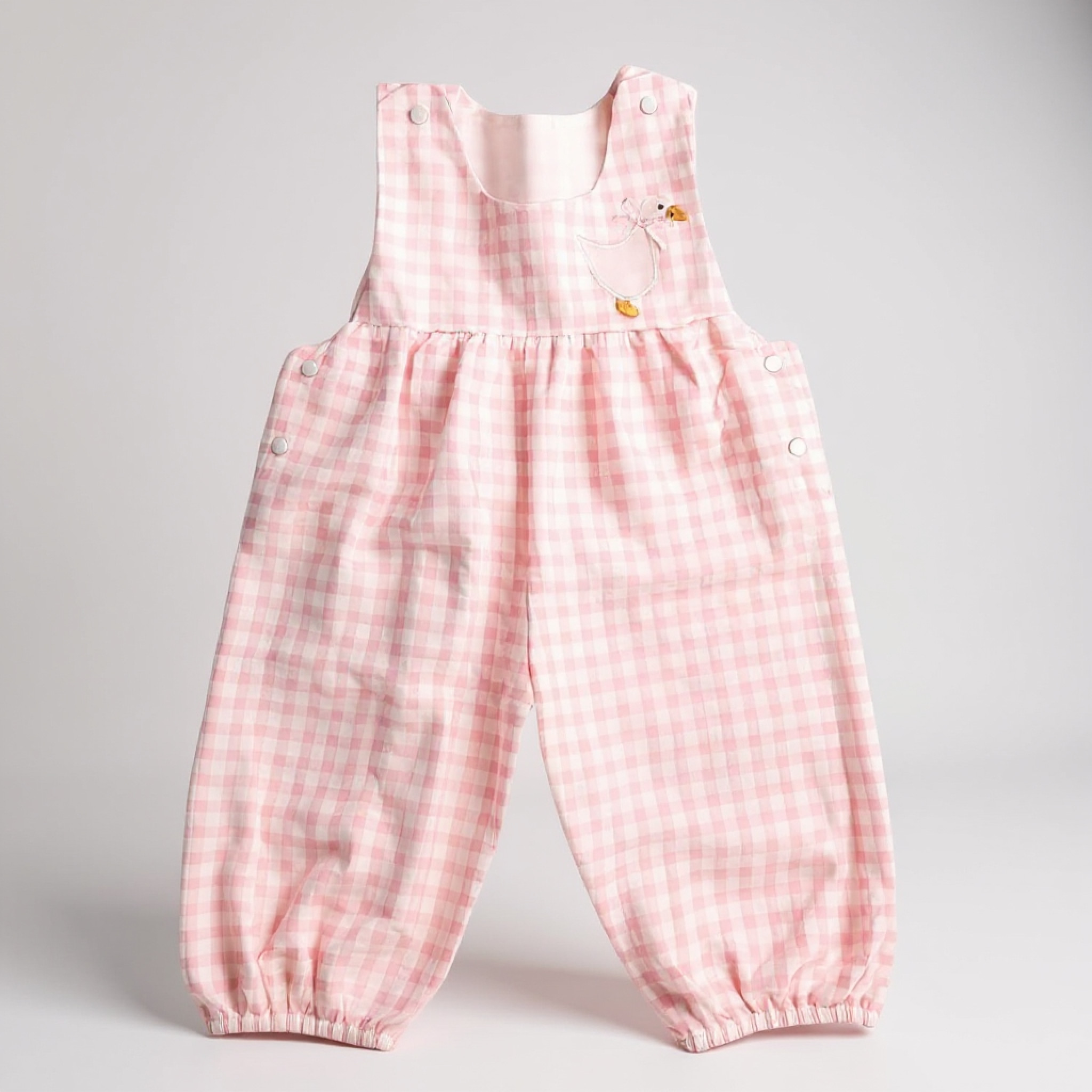 Pex B02480 * PX02448P Gingham "Goose" PlaySuit (3-18 months)