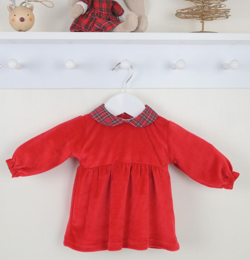 Pex   PX0279 Velour Dress (9-24 months)