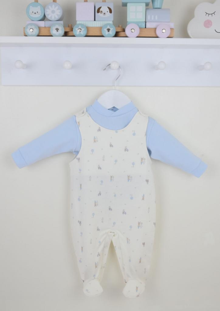 Pex B030909904 * PX0309 Buddies dungaree set (newborn - 6 months)