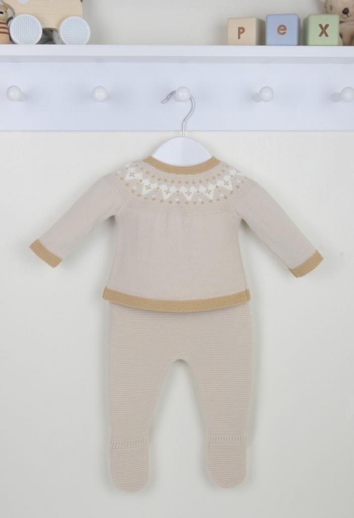 Pex Jax Natural * PX0338-B Jax Suit includes hat(newborn - 12 months)