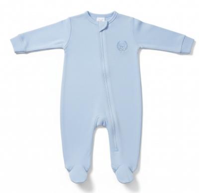 Pex B0420022 Natural * PX0420-S SKY BLUE Bear Zipped Bear Sleepsuit (NB - 9 months)