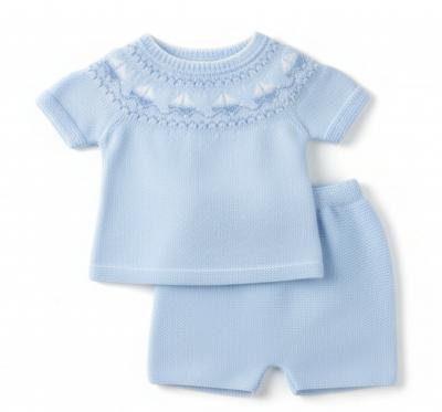 PX0555-B  Sky Yacht Knitted Set  (Nb -6 months)