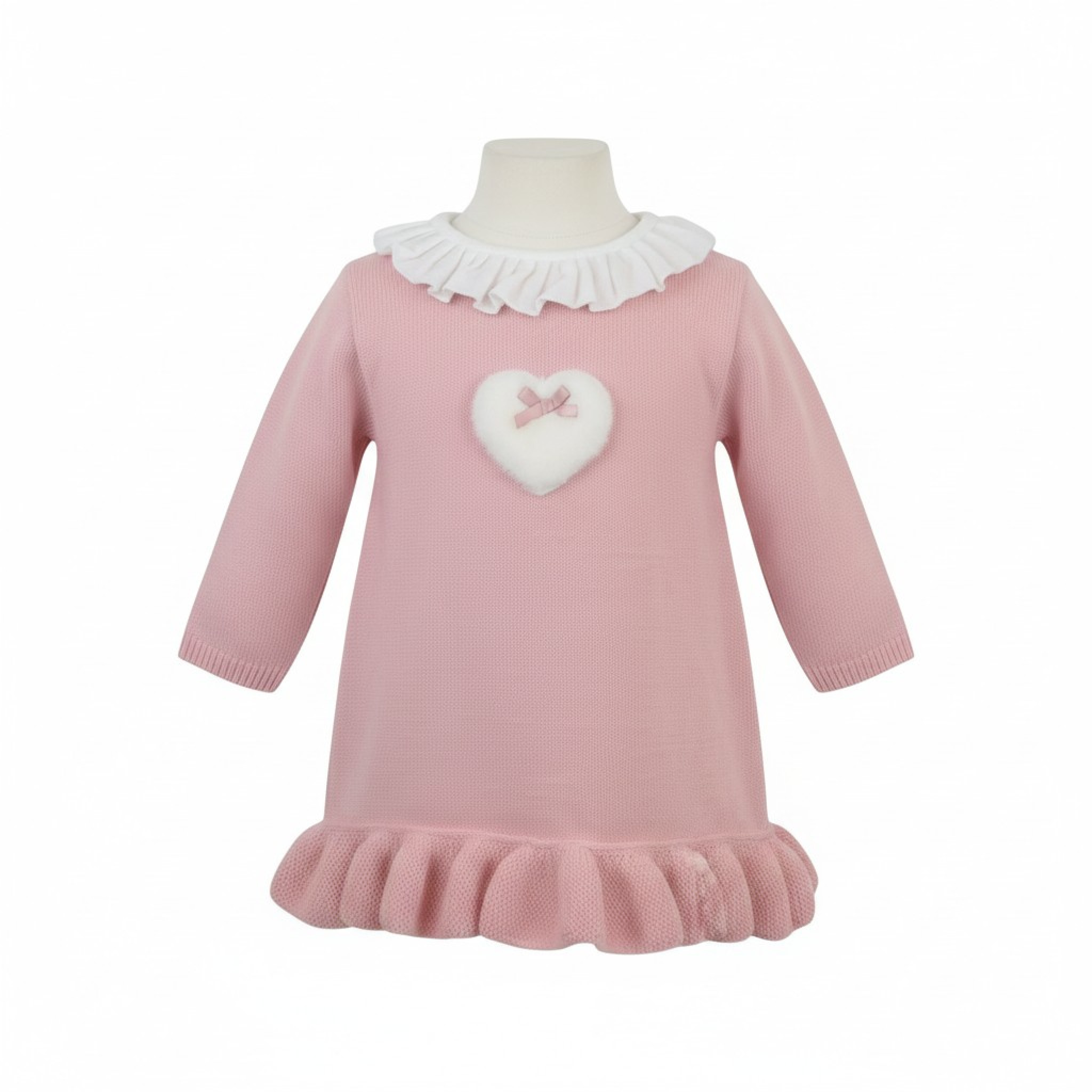 Pex 07524 * PX0754-DP Cecily  "Heart" Dress (12-36 months)