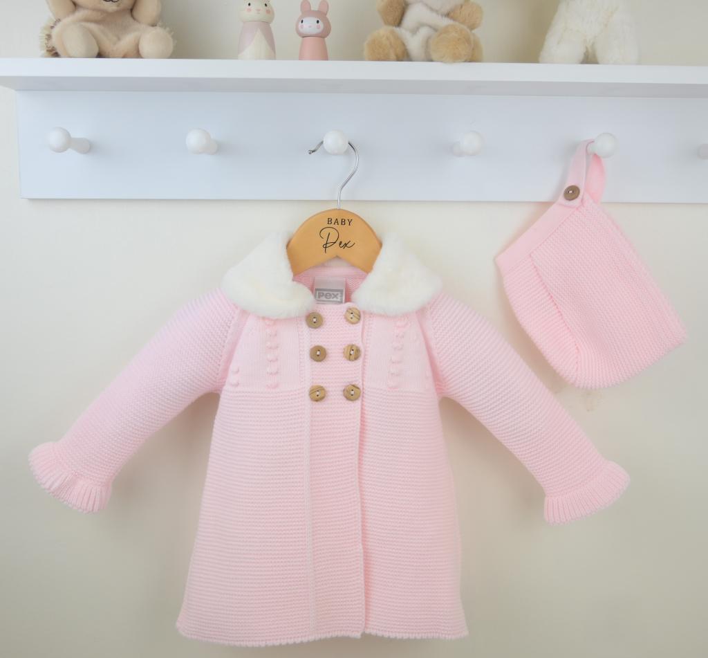 Pex 0772  PX0772-P Pink Tamsin Matinee Spanish Style (12-36 months)