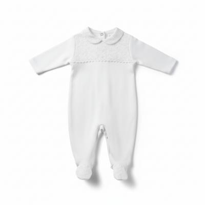 PX0814W  Kew Birds Velour All In One  (NB-6 months)