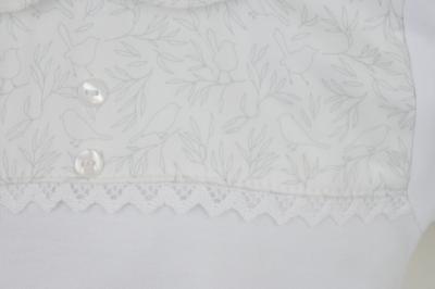 Pex B0814 * PX0814W Kew Birds Velour All In One (NB-6 months)