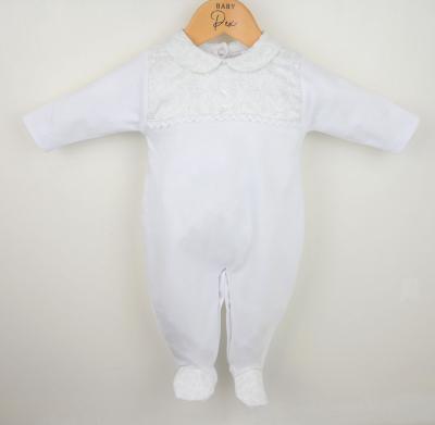 Pex B0814 * PX0814W Kew Birds Velour All In One (NB-6 months)