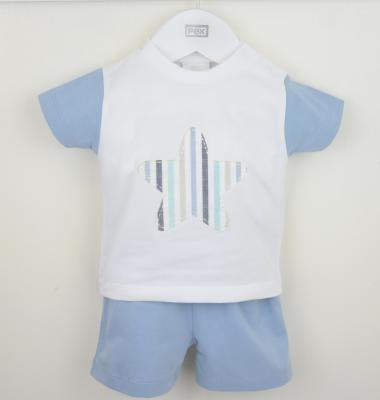 Pex B0827 * PX0827B-1 Star Shorts suit (12-24 months)