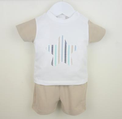 Pex B0827 * PX0827N Star Shorts suit (9-24 months)