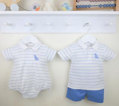 Pex  * PX0835B "Benji Dog" 2 Piece Shorts Set (9-24 months)