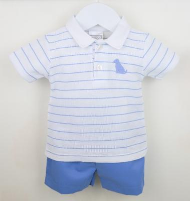 Pex  * PX0835B "Benji Dog" 2 Piece Shorts Set (9-24 months)
