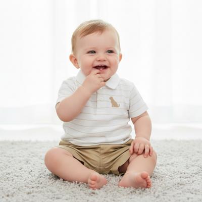PX0835N  "Benji Dog" 2 Piece Shorts Set  (9-24 months)