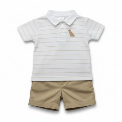 Pex  * PX0835N "Benji Dog" 2 Piece Shorts Set (9-24 months)