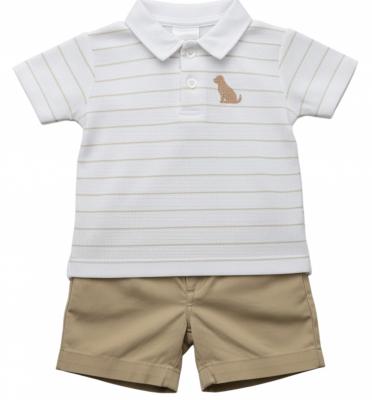 Pex  * PX0835N "Benji Dog" 2 Piece Shorts Set (9-24 months)