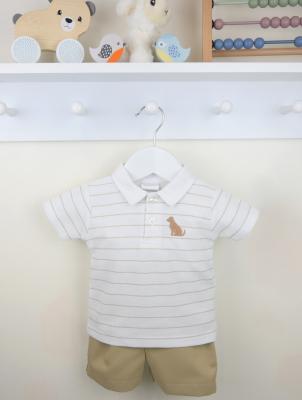 Pex  * PX0835N "Benji Dog" 2 Piece Shorts Set (9-24 months)