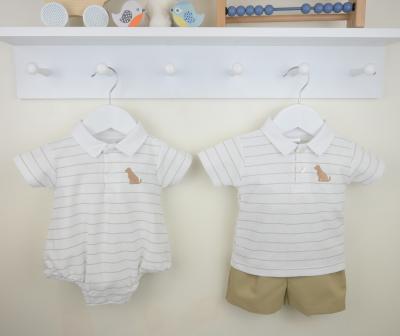 Pex  * PX0835N "Benji Dog" 2 Piece Shorts Set (9-24 months)