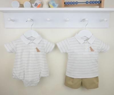 Pex  * PX0835N "Benji Dog" 2 Piece Shorts Set (9-24 months)
