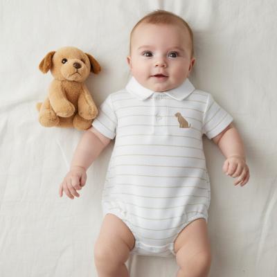 PX0836-N  "Benji Dog" Romper  (Newborn - 6 months)