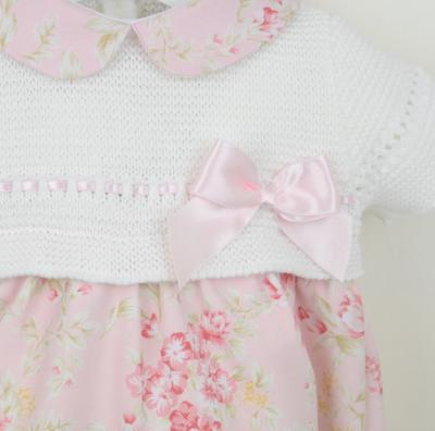 Pex B0841 * PX0841P Sophia Floral  Romper (3-18 months)