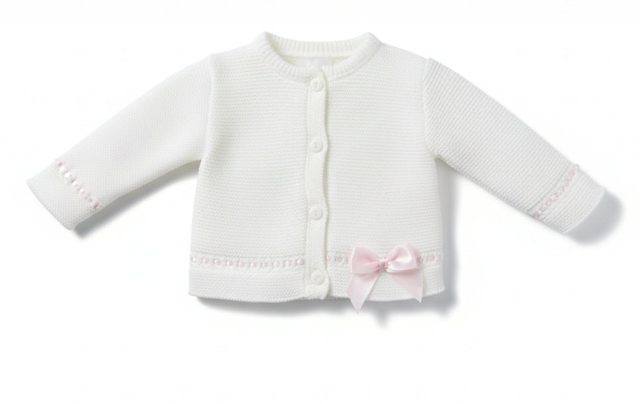 Pex B0842 * PX0842-A  Sophia Ribbon Cardigan (6-24 months)