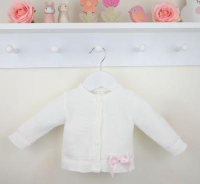 Pex B0842 * PX0842-A  Sophia Ribbon Cardigan (6-24 months)