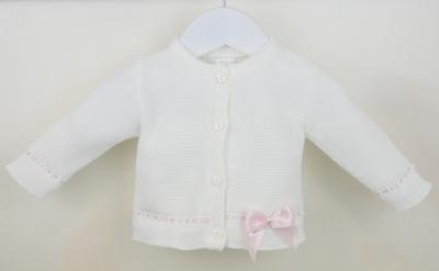 Pex B0842 * PX0842-A  Sophia Ribbon Cardigan (6-24 months)
