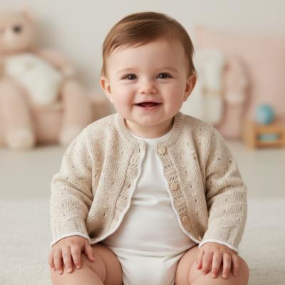 Pex B0842 * PX0862-N-B Avery Natural Cardigan (6-24 months)