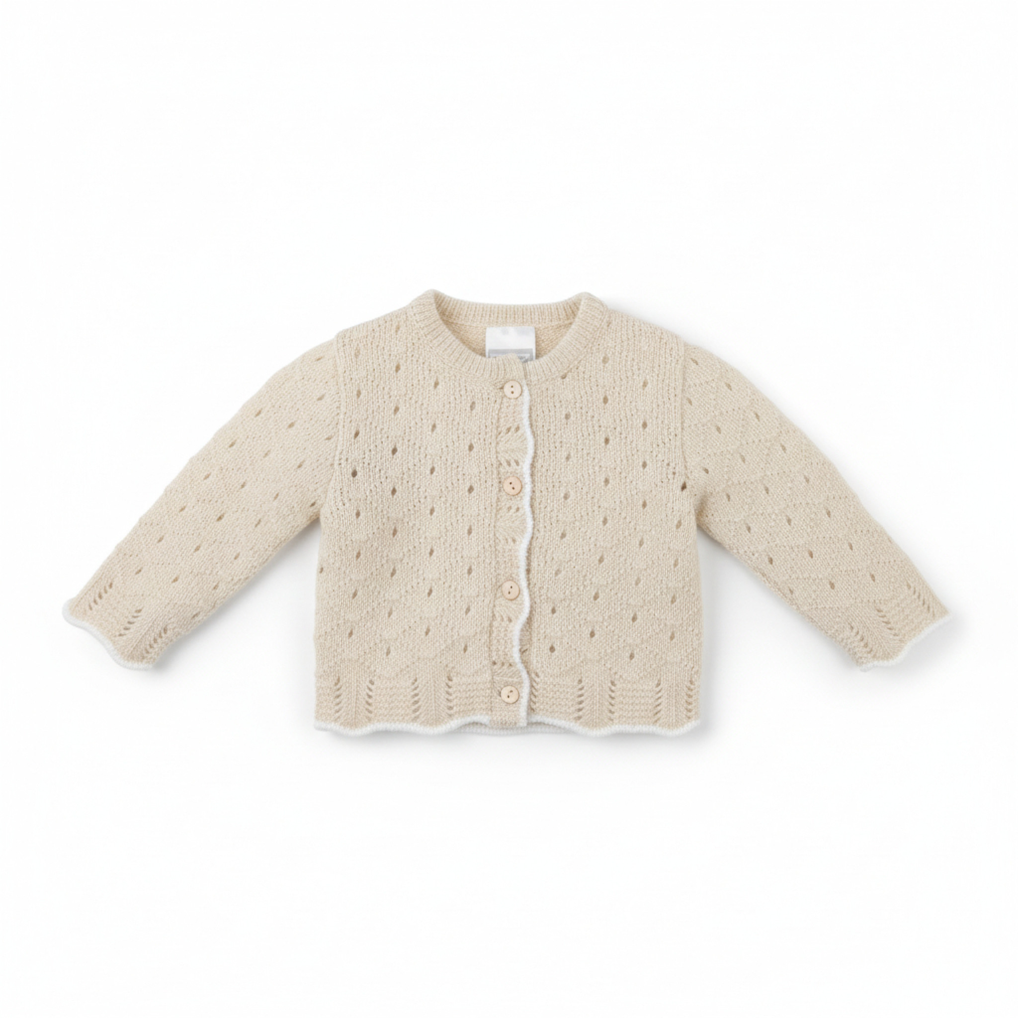 Pex B0842 * PX0862N-B  Avery Natural Cardigan (6-24 months)